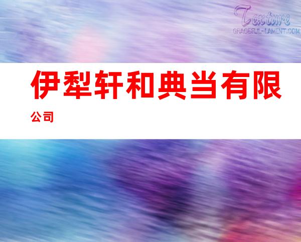 伊犁轩和典当有限公司