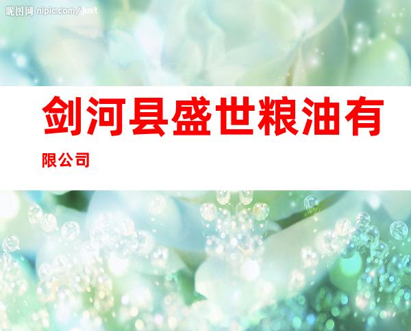 剑河县盛世粮油有限公司