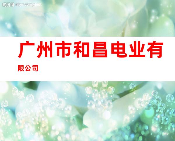 广州市和昌电业有限公司
