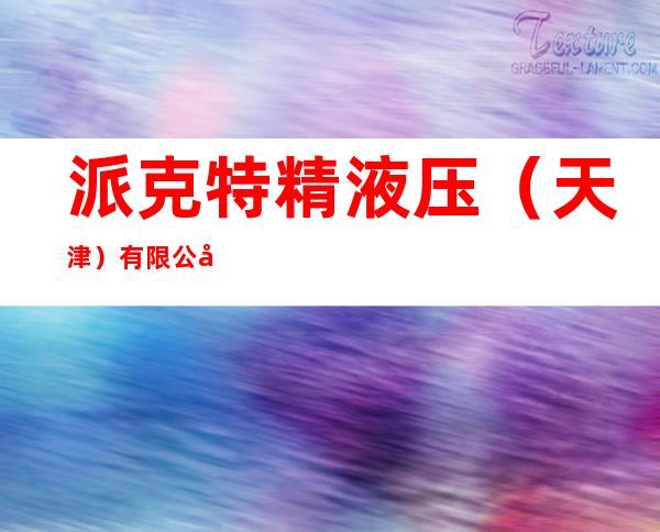 派克特精液压（天津）有限公司