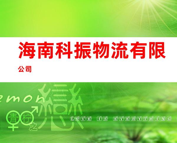 海南科振物流有限公司