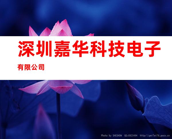 深圳嘉华科技电子有限公司