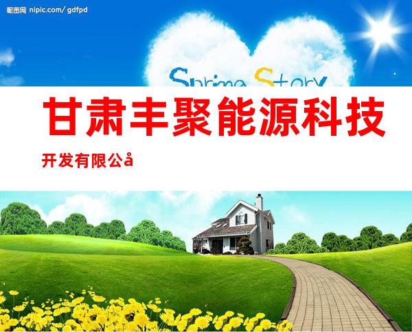 甘肃丰聚能源科技开发有限公司