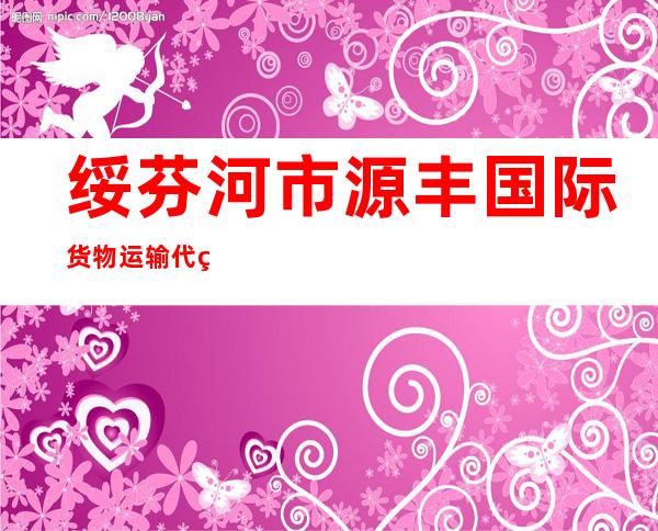 绥芬河市源丰国际货物运输代理有限公司