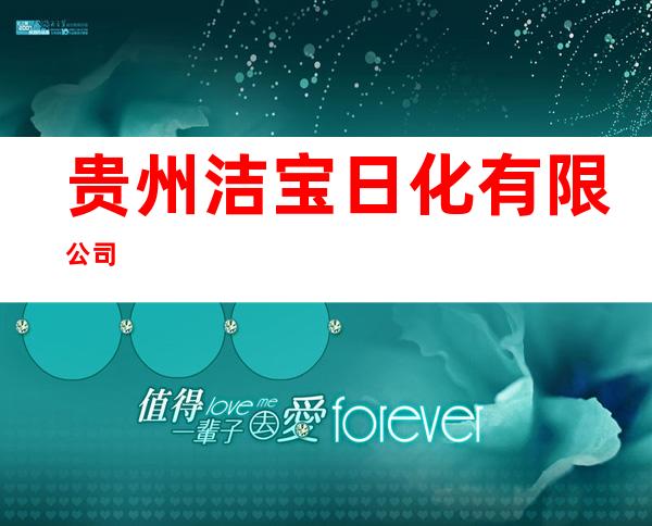 贵州洁宝日化有限公司