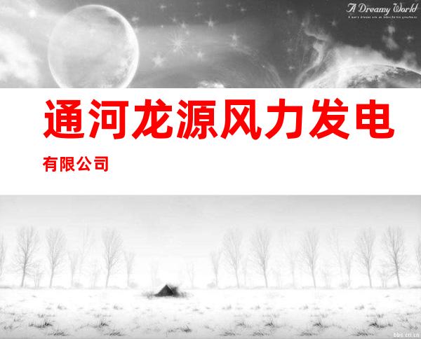 通河龙源风力发电有限公司