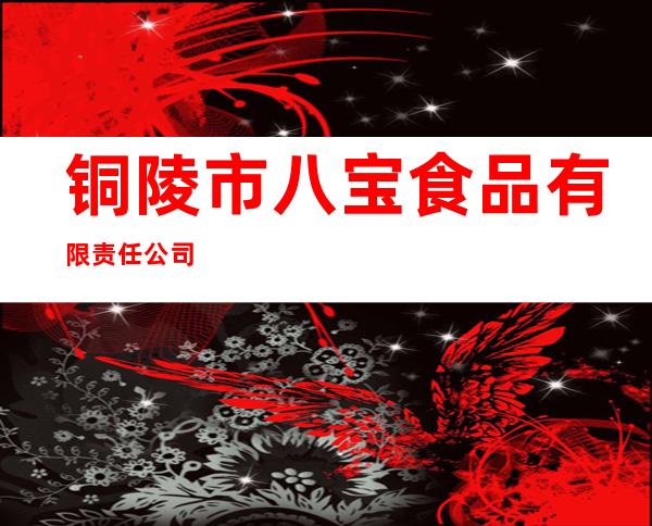 铜陵市八宝食品有限责任公司