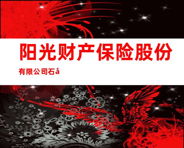 阳光财产保险股份有限公司石嘴山中心支公司